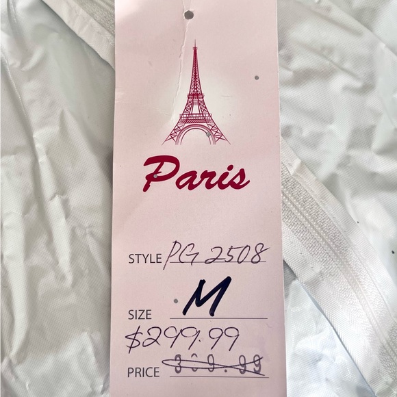 Elizabeth K by GLS Formal Navy Blue Full Length Gown Size Medium Holiday Party - Picture 13 of 13